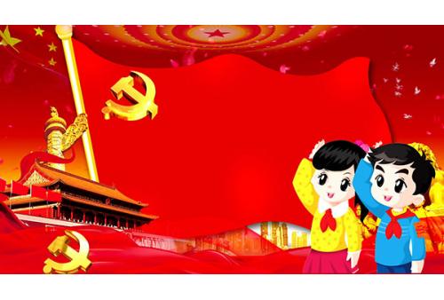 c158 红领巾心向党 儿童歌曲演唱汇演舞台LED大屏幕背景视频素材 包素材网