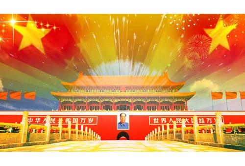 c340我爱北京天安门六一儿童节幼儿园演出舞台LED大屏幕高清背景视频素材 包素材网