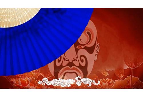 中国风京剧戏曲变脸舞台LED大屏背景视频素材 包素材网