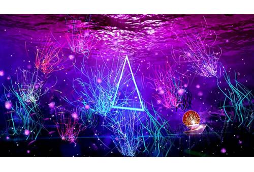 c143海草舞 萧全 动感舞蹈演出LED大屏幕背景视频素材 包素材网