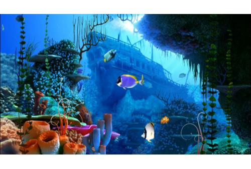 s119儿童节卡通海底世界LED视频背景素材 包素材网