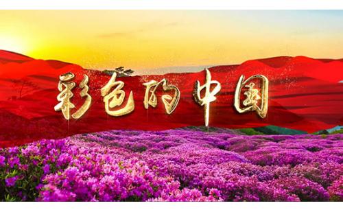 a209彩色的中国朗诵LED大屏幕背景视频素材